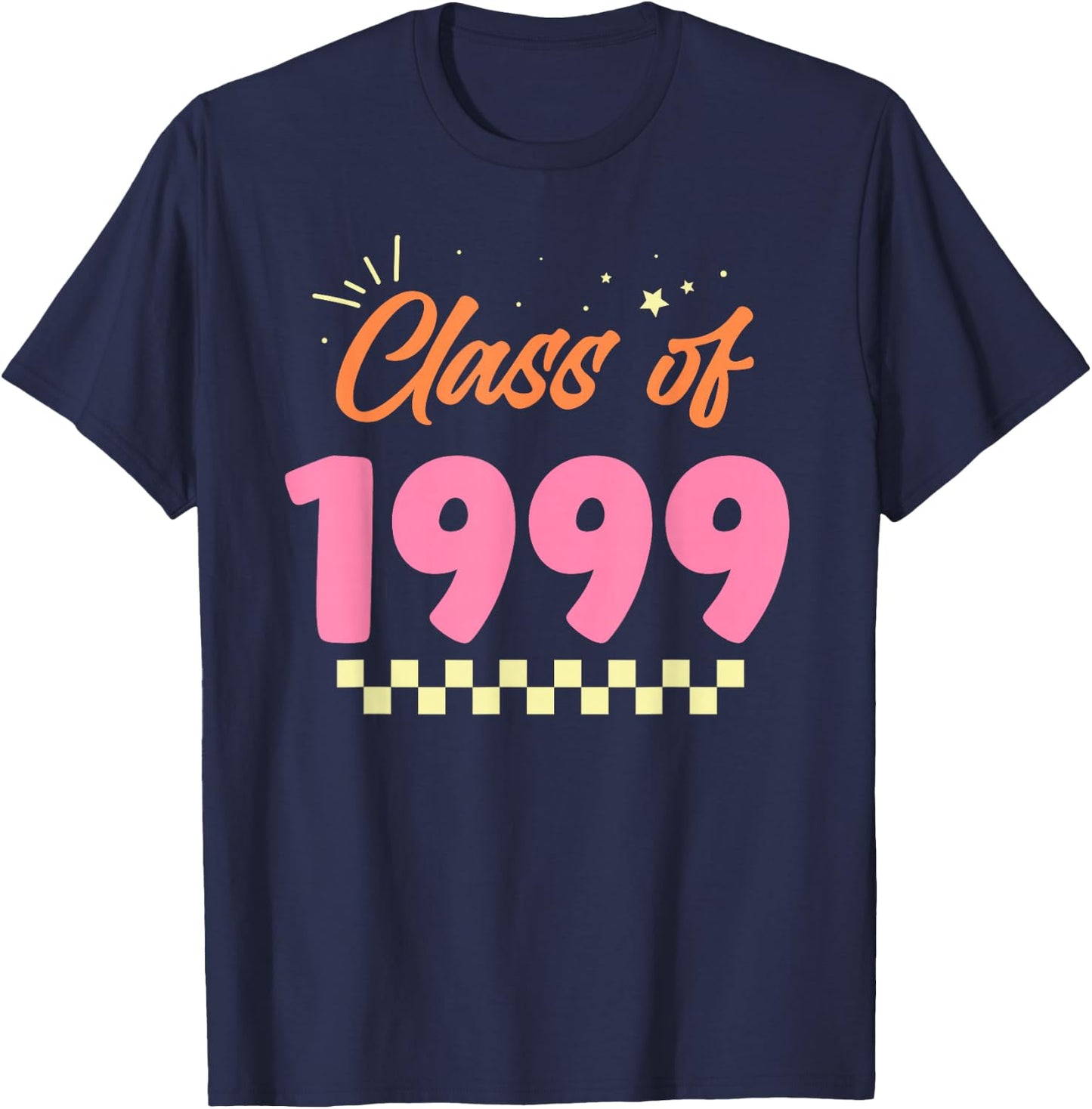 Class Of 1999 Graduation School Meetup Reunion T-Shirt - T-Shirt | Navy