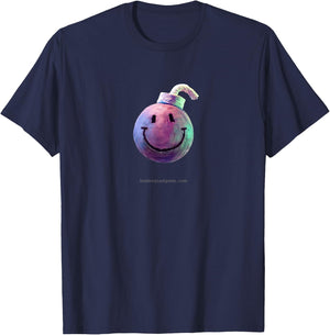 BombSquad logo T-Shirt - T-Shirt | Navy