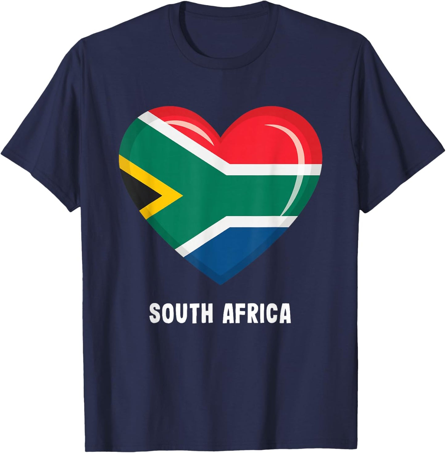 South African Flag Jersey | South Africa T-Shirt - T-Shirt | Navy