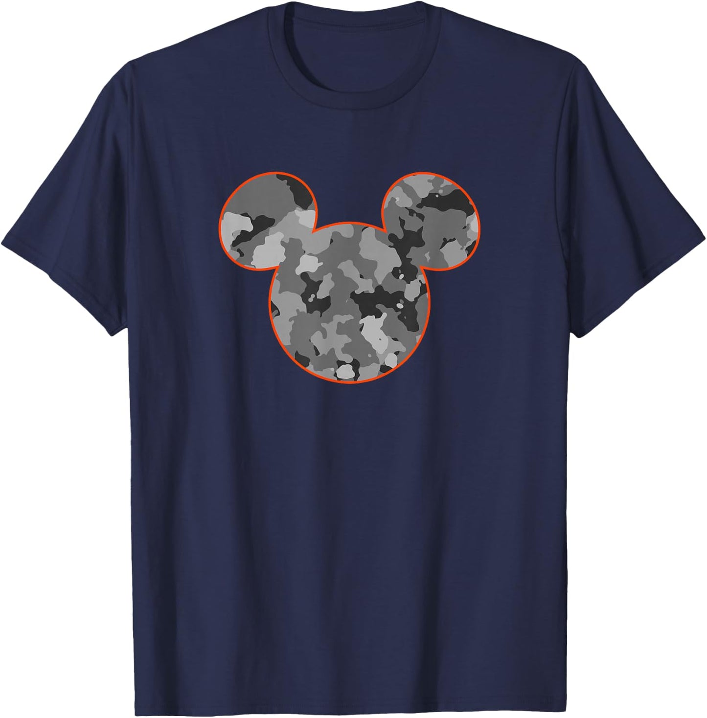Disney Mickey and Friends Camouflage Mickey Ears Logo T-Shirt - T-Shirt | Navy