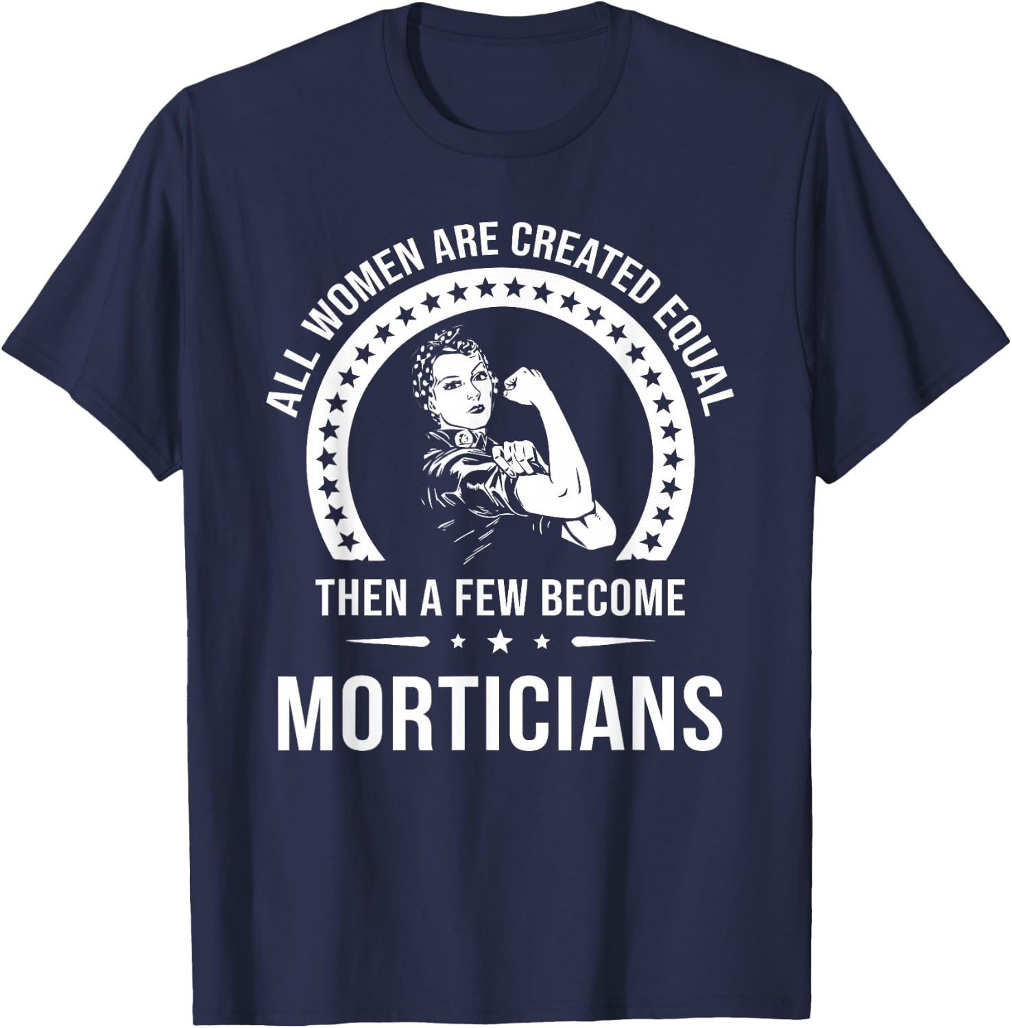 Mortician Shirt | Mortician T-Shirt - T-Shirt | Navy