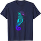 Seahorse Mandala Scuba Diving T-Shirt - T-Shirt | Navy