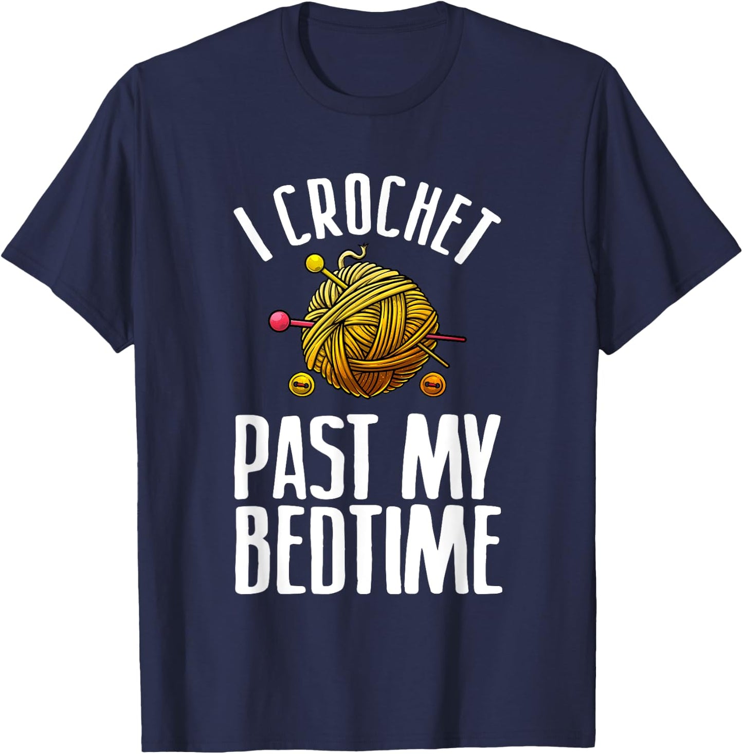 Funny Crochet Gift Crocheter Cool Quilting Crocheting Small T-Shirt - T-Shirt | Navy