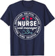Nurse Unit Manager Appreciation Heart Stethoscope T-Shirt - T-Shirt | Navy