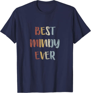 Best Mindy Ever Retro Vintage First Name Gift T-Shirt - T-Shirt | Navy