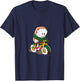 Cute Japanese Bicycle Sushi Salmon Asian Kitchen Food T-Shirt - T-Shirt | Navy