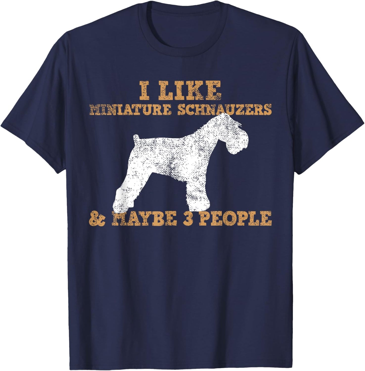 Miniature Schnauzer T-Shirt - T-Shirt | Navy