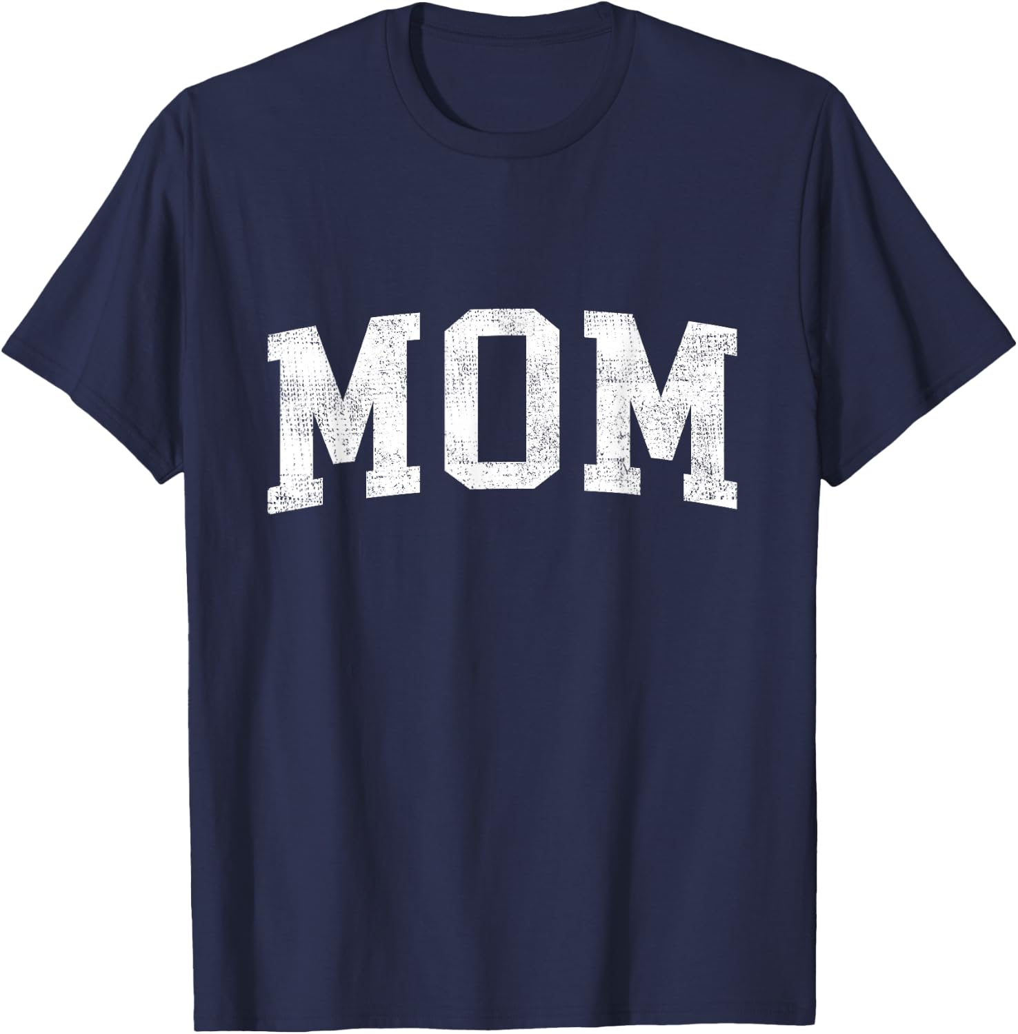 Mom Classic Bold Font Mommy Birthday Gift T-Shirt - T-Shirt | Navy