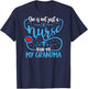 My Grandma Is A Nurse Proud Nurse's Grandchild RN LPN Family T-Shirt - T-Shirt | Navy