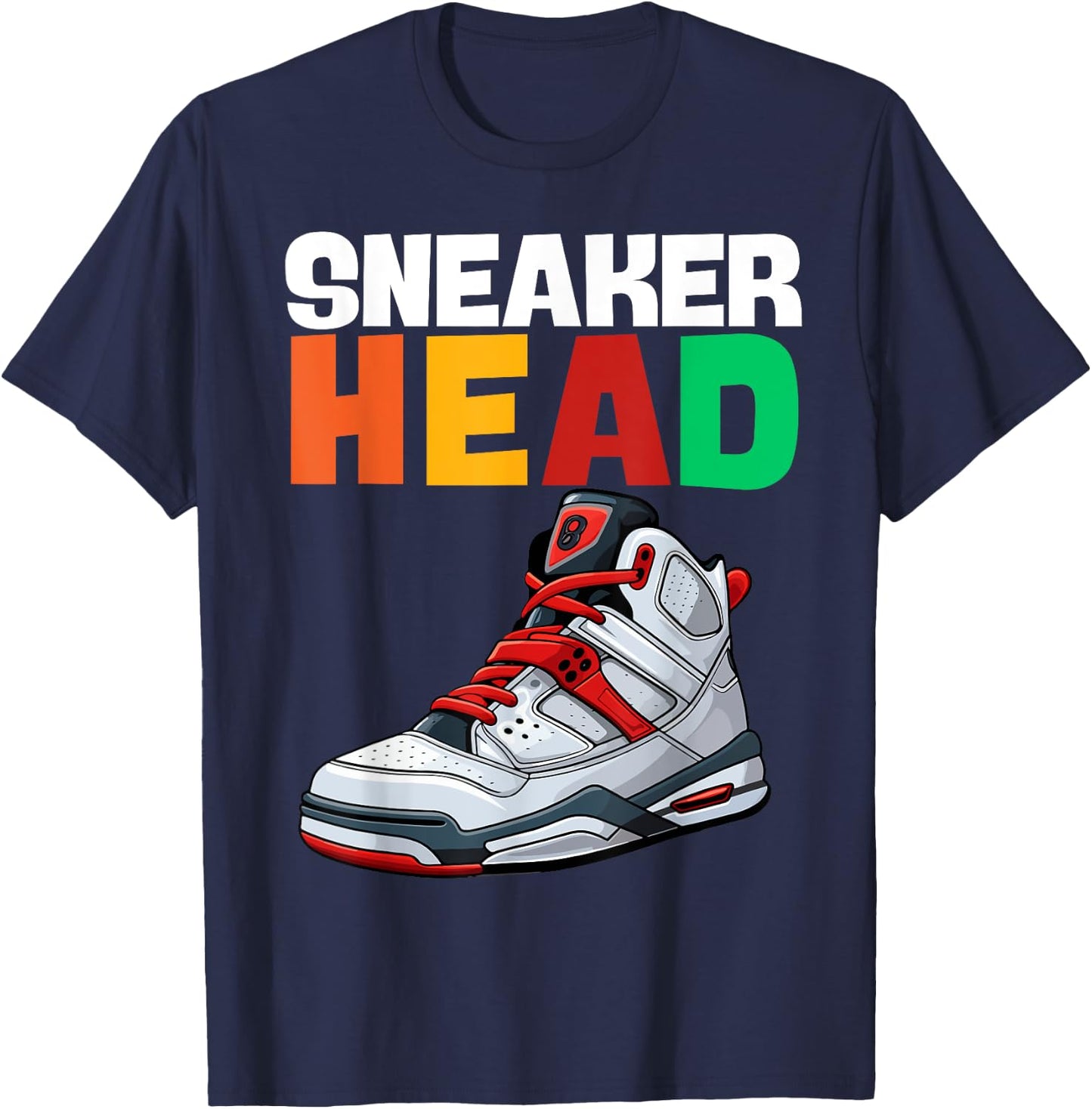 Sneaker Heads Sneaker Lover T-Shirt - T-Shirt | Navy