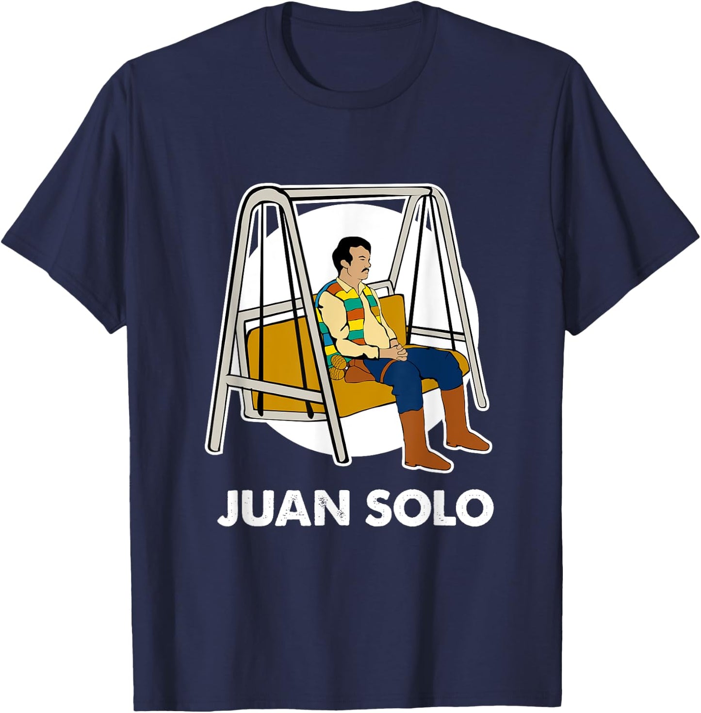 Juan Solo Funny Cinco de Mayo Mexican Latin Fiesta T-Shirt - T-Shirt | Navy