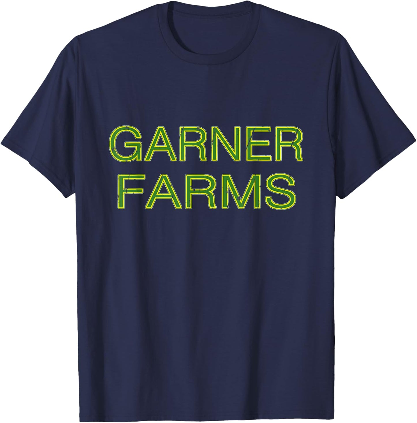 GARNER Farms Squad Family Reunion Last Name Team T-Shirt - T-Shirt | Navy