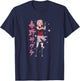 Naruto Shippuden Sakura Cherry Blossoms Anime T-Shirt - T-Shirt | Navy