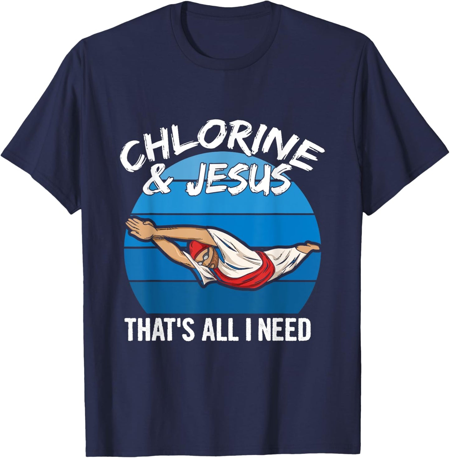 Swim Team Quote for a Swim Team Member T-Shirt - T-Shirt | Navy