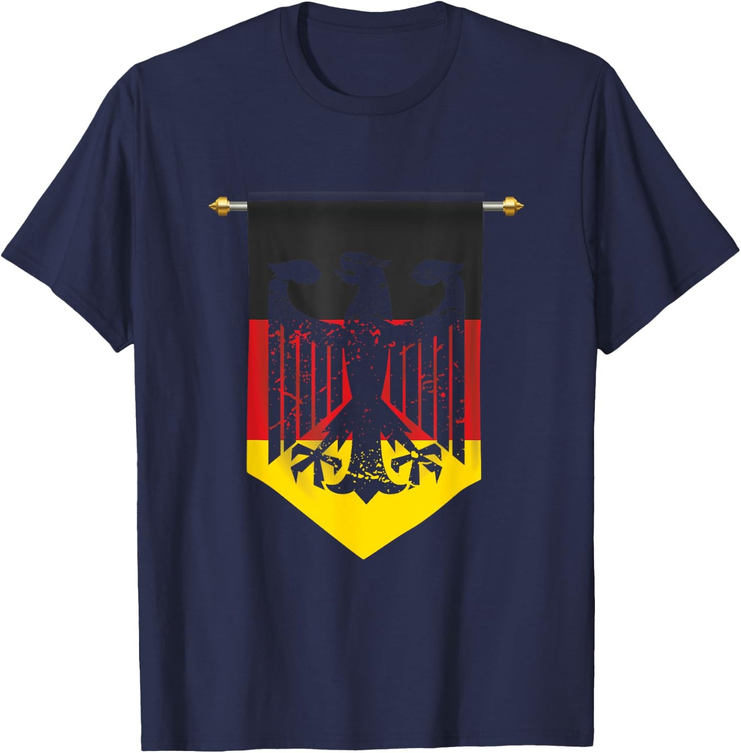 Germany Bird Eagle German GER Deutschland Country Gift T-Shirt - T-Shirt | Navy