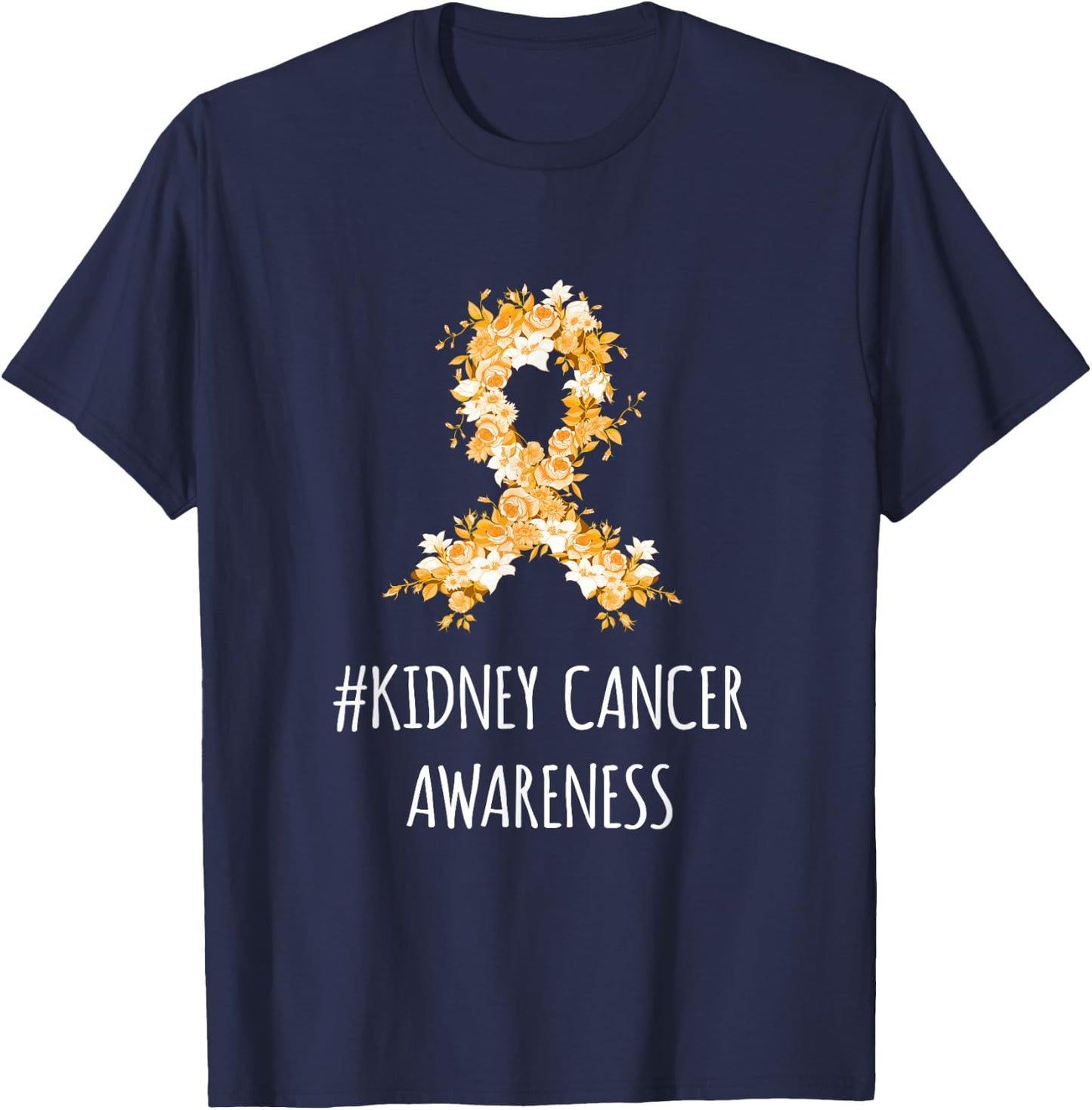 Kidney Cancer Awareness Shirt | Kidney Cancer T-Shirt - T-Shirt | Navy