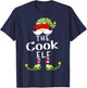 Cook Elf Group Christmas Funny Pajama Party T-Shirt - T-Shirt | Navy