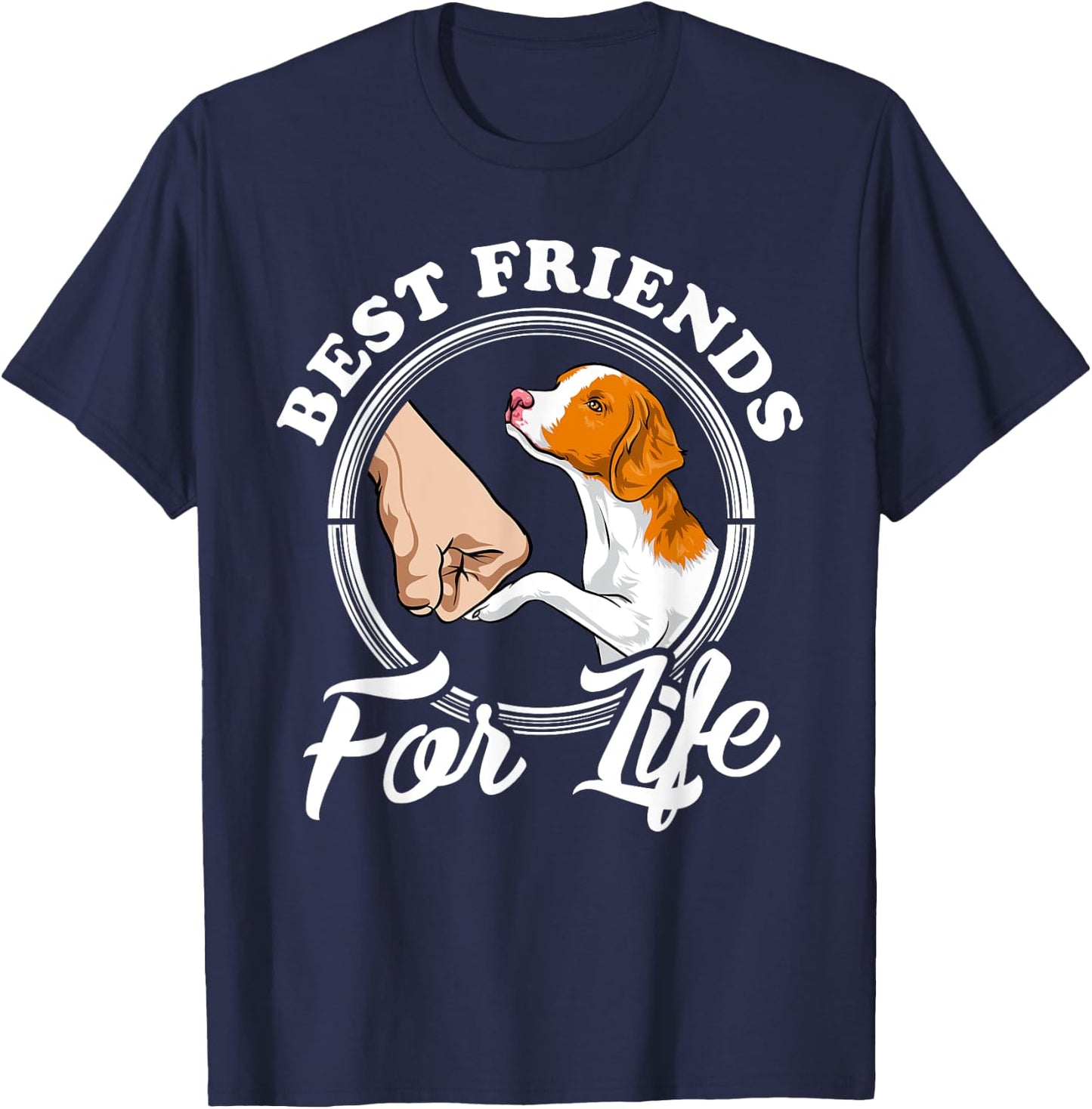 Brittany Spaniel Dog Lover Gifts Brittany Spaniel Lover T-Shirt - T-Shirt | Navy