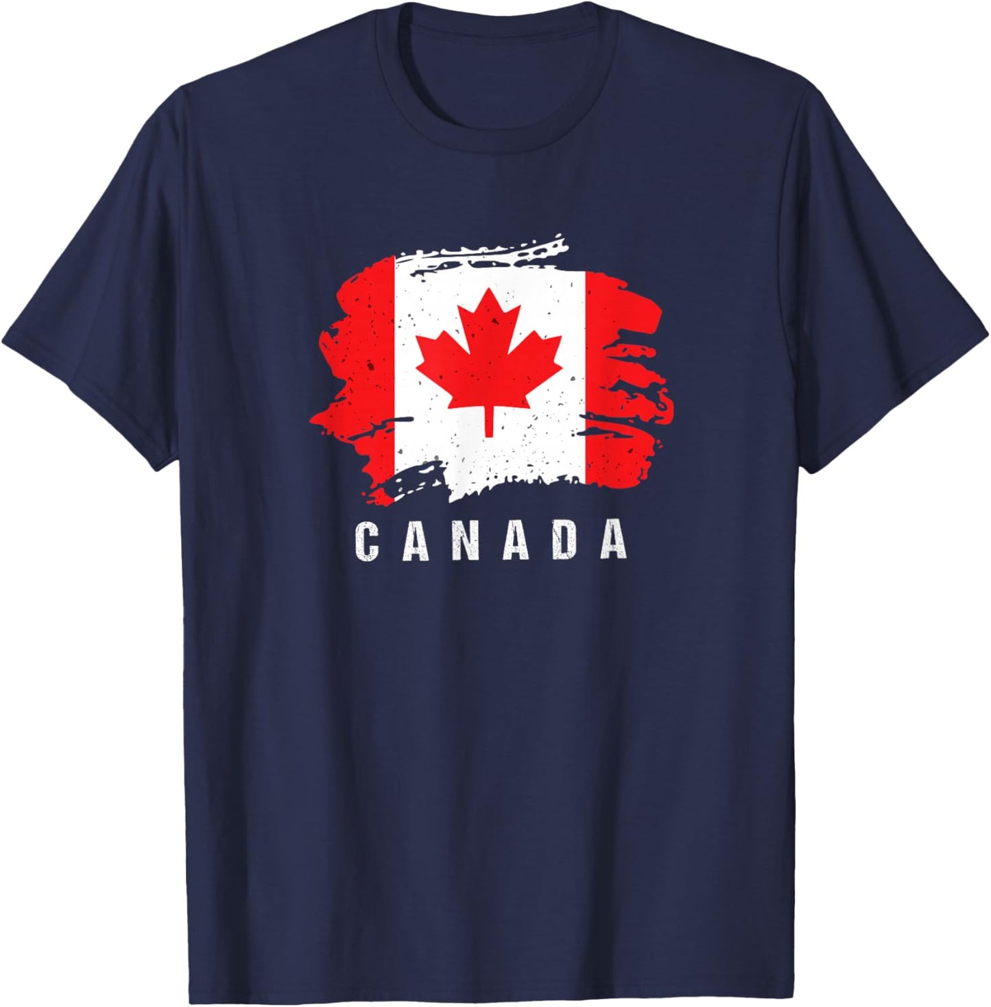 Canada Flag Country Souvenir T-Shirt - T-Shirt | Navy