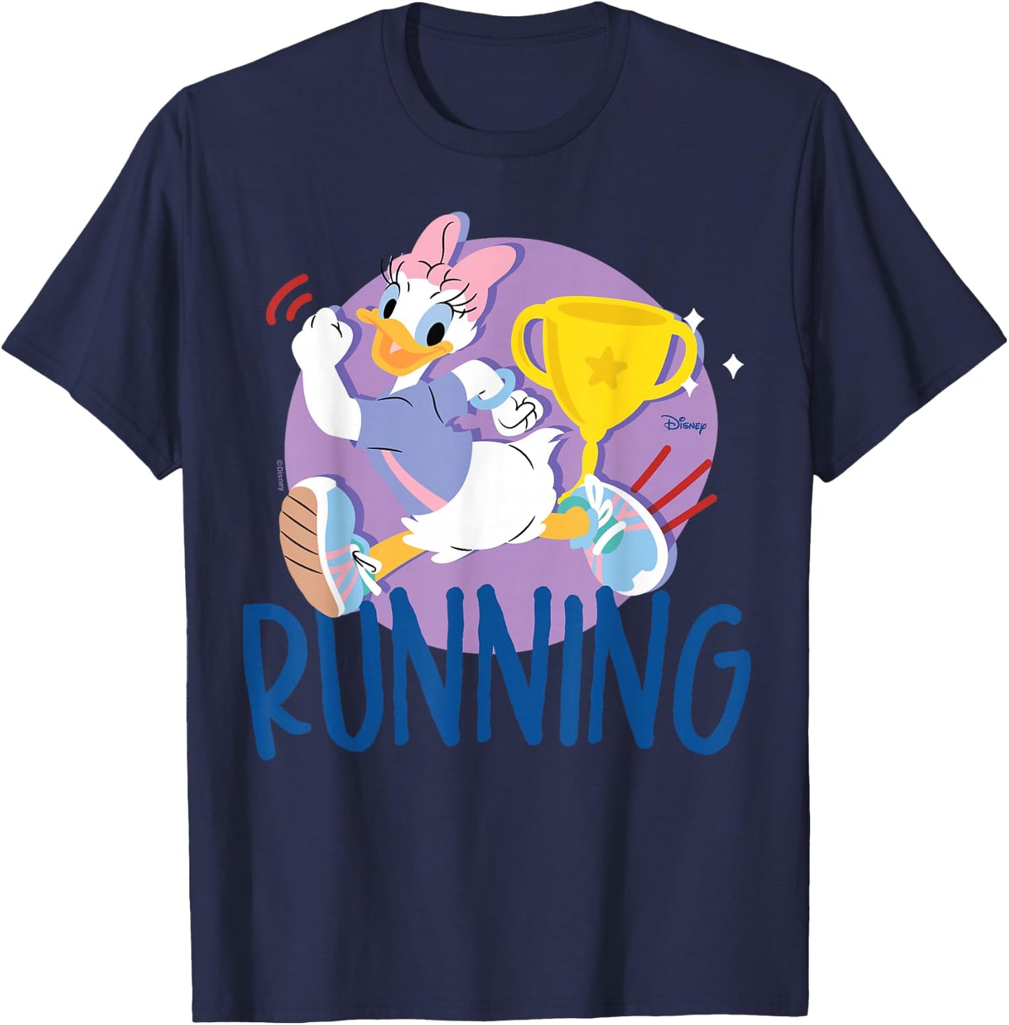 Daisy Duck - Running Trophy Exercise Track And Field T-Shirt - T-Shirt | Navy