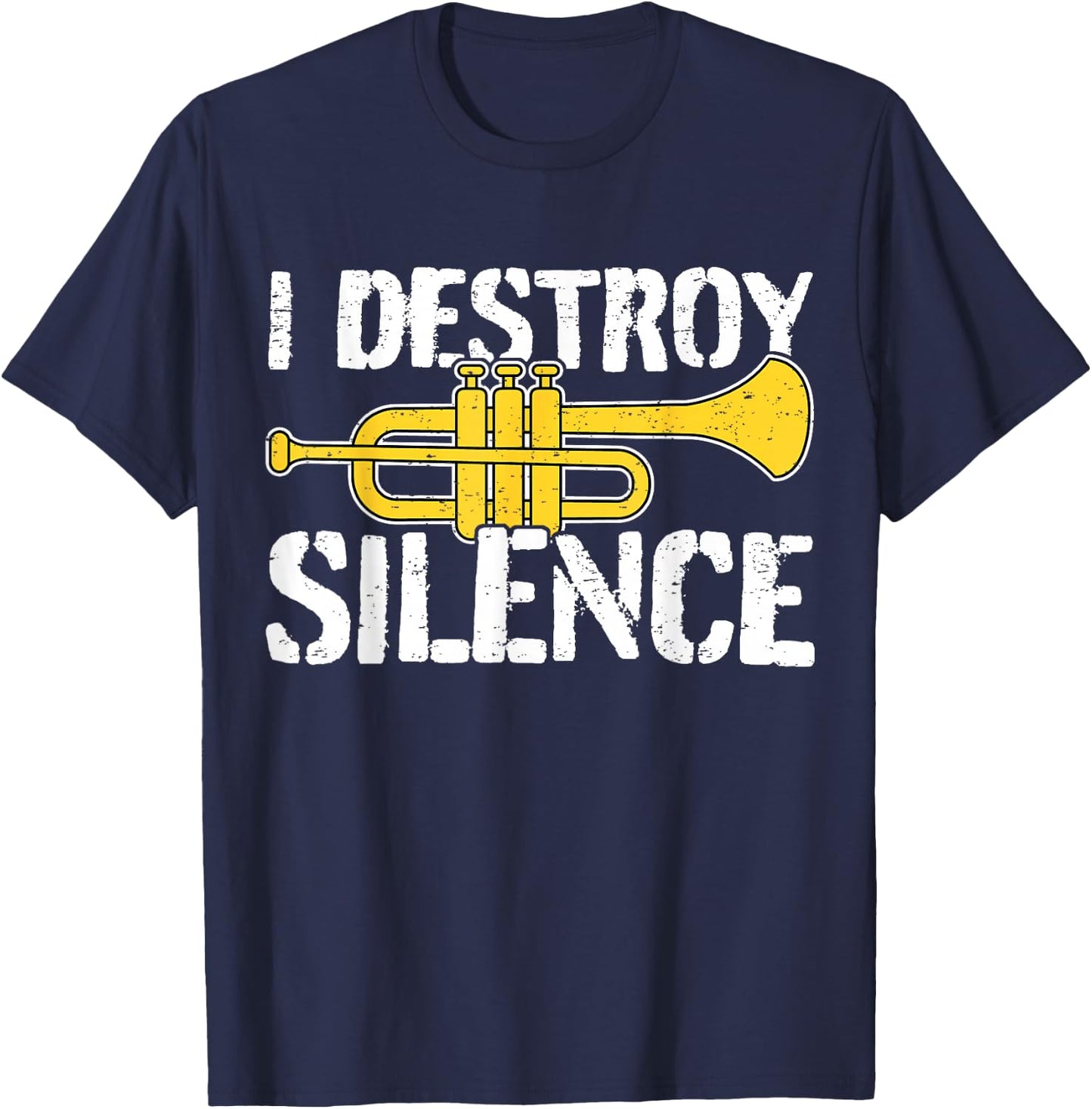 Cool Trumpet Player Quote Graphic Trumpeter T-Shirt - T-Shirt | Navy