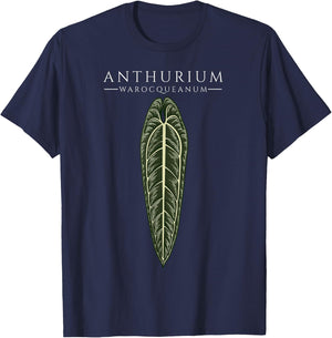 Anthurium Warocqueanum Aroids Plants Lover Philodendron Gift T-Shirt - T-Shirt | Navy