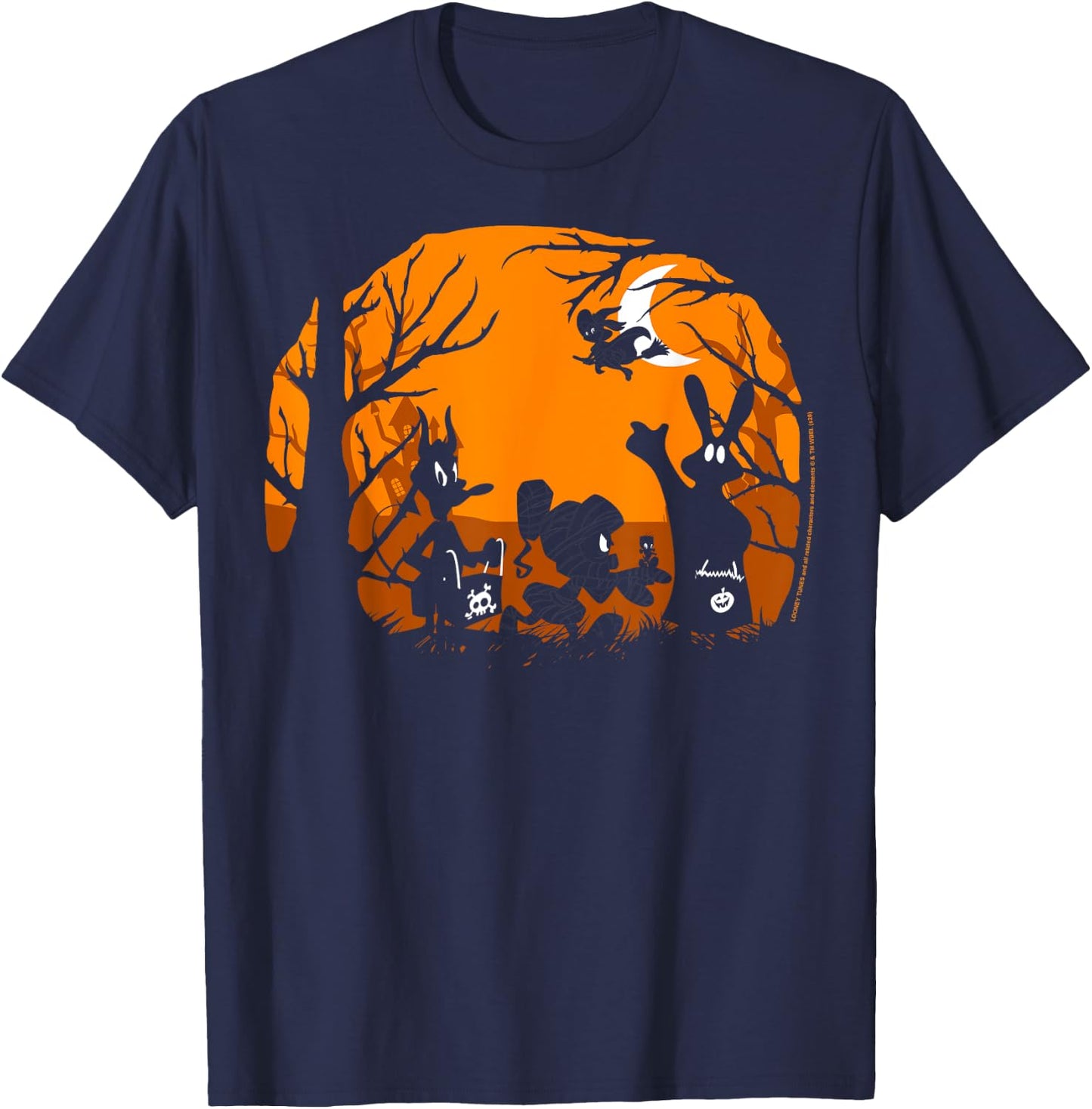 Looney Tunes Halloween Trick Or Treating T-Shirt - T-Shirt | Navy