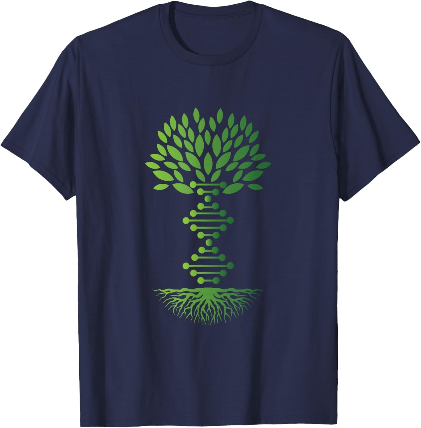 Genealogin Genealogy DNA tree ancestry historian T-Shirt - T-Shirt | Navy