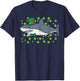 Irish Leprechaun Shark Shamrock St Patricks Day Animal Gift T-Shirt - T-Shirt | Navy
