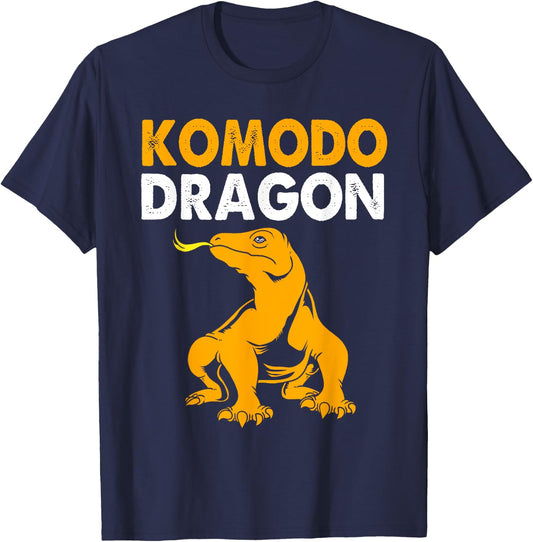 Komodo Dragon Boys T-Shirt - T-Shirt | Navy