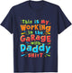 This Is My Working in the Garage With Daddy Shirt Mechanic T-Shirt - T-Shirt | Navy