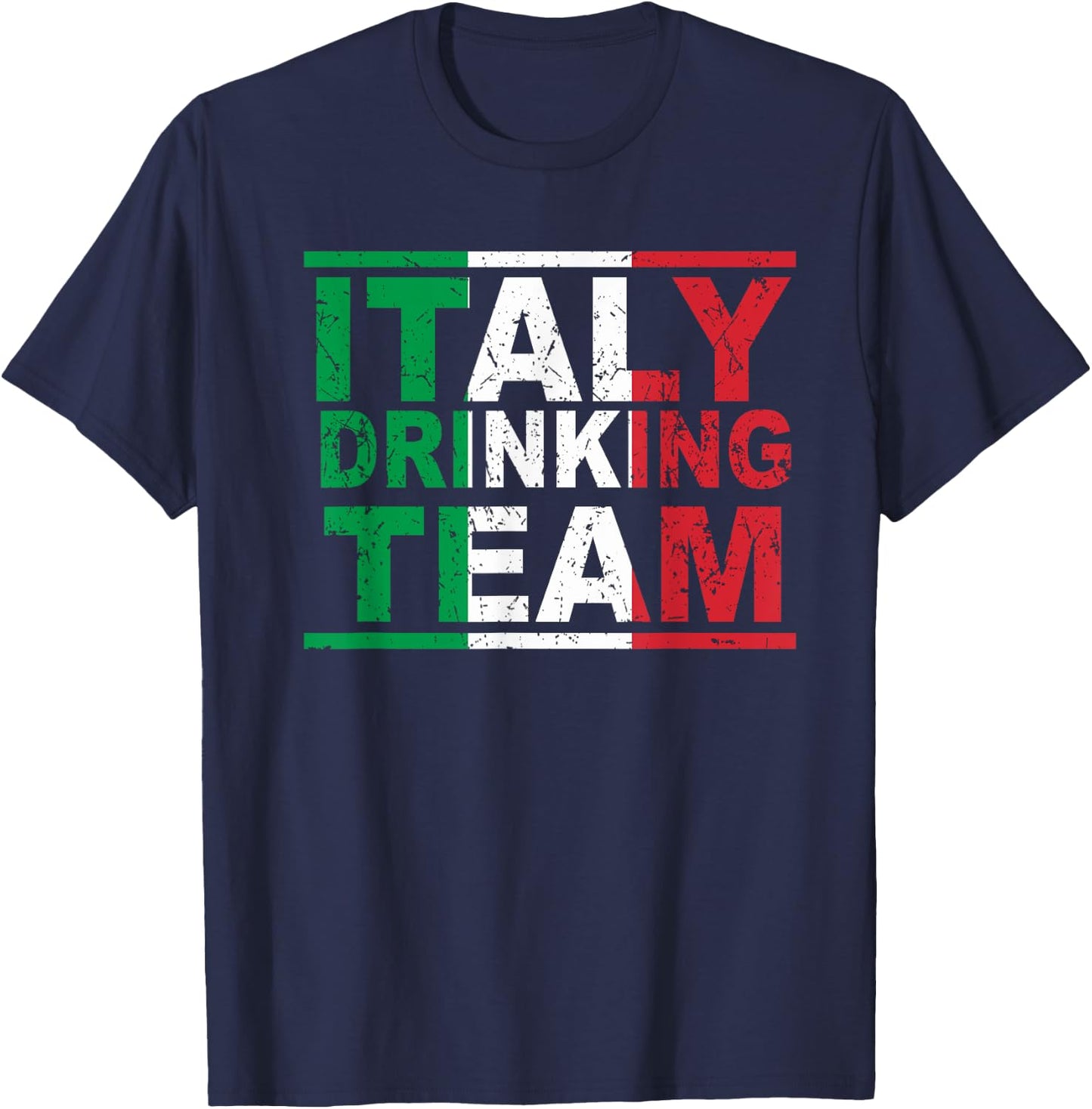 Italy Drinking Team Italian Beerlogist Whiskey Lover T-Shirt - T-Shirt | Navy