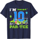I'm 10 Let's Par- Birthday Golf 10th Party Sport Kids T-Shirt - T-Shirt | Navy