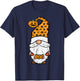 Halloween Gnome Boo Fall Garden Costume Women Girls Boys Kid T-Shirt - T-Shirt | Navy