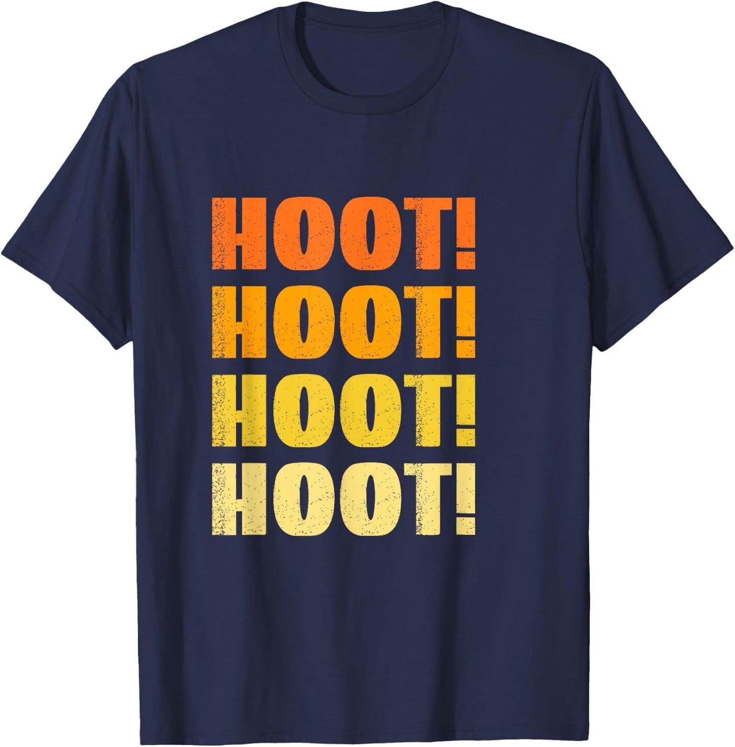 What A Hoot, I'm A Hoot, Hooting Owl T-Shirt - T-Shirt | Navy