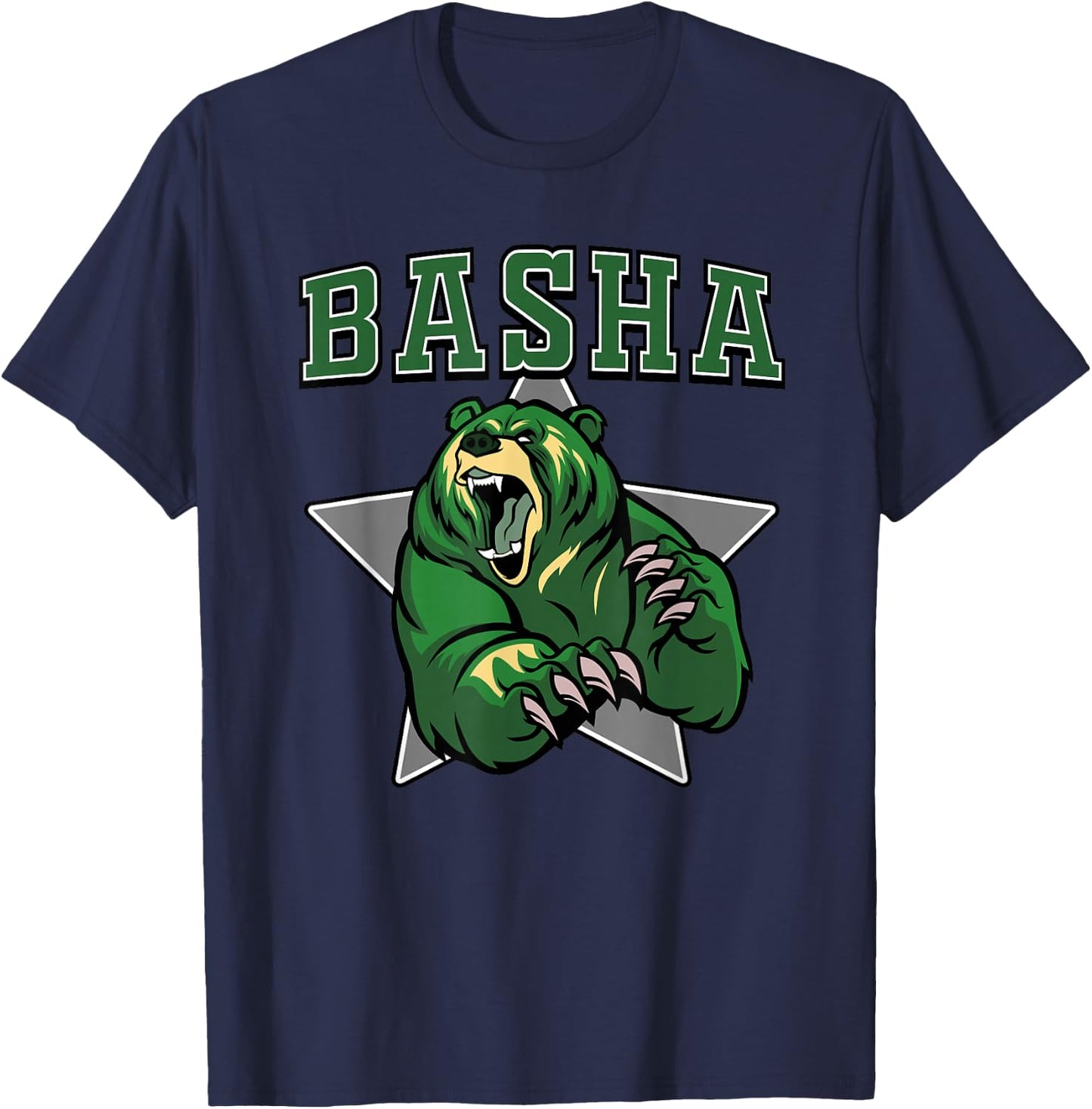 Basha Bears High School Team Spirit T-Shirt - T-Shirt | Navy