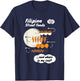 Funny Filipina Filipino Food Menu Rice Philippines T-Shirt - T-Shirt | Navy
