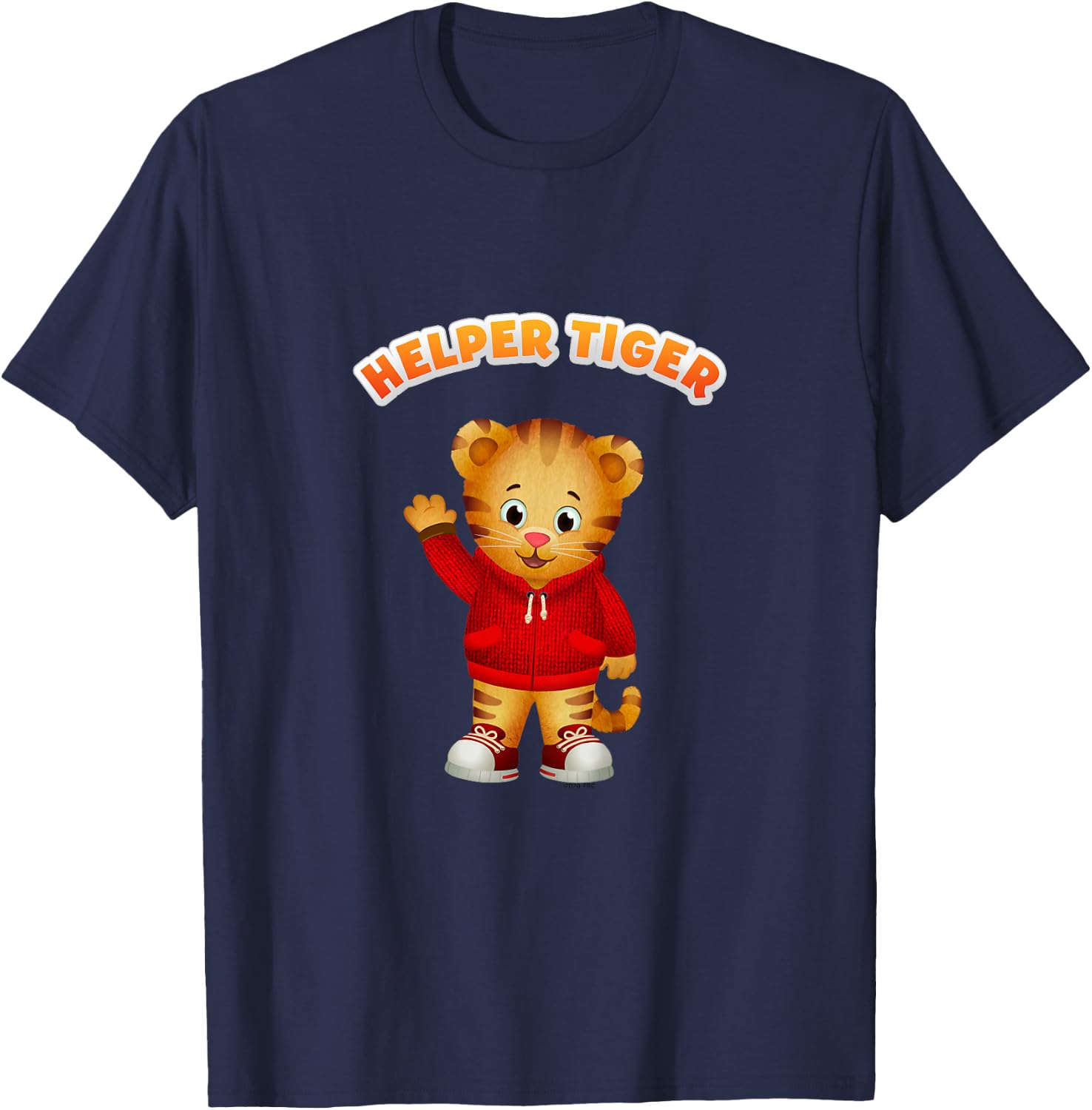 Daniel Tiger is a Helper Tiger T-Shirt - T-Shirt | Navy