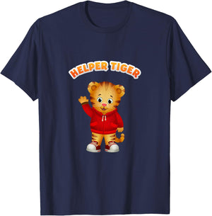 Daniel Tiger is a Helper Tiger T-Shirt - T-Shirt | Navy