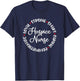 Hospice Nurse Gifts Nurses Nursing Graduation Medical Love T-Shirt - T-Shirt | Navy