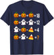 Halloween Order of Operations Math Halloween Teacher Pumpkin T-Shirt - T-Shirt | Navy