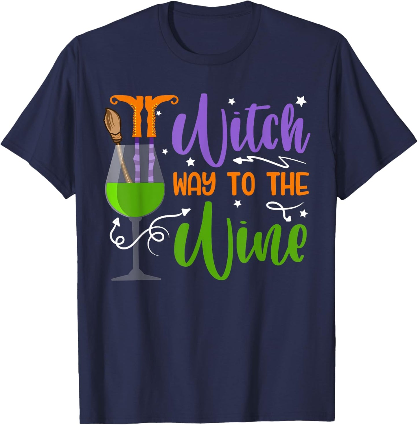 Halloween 2024 Ghost Trick or Treat Outfit Halloween Party T-Shirt - T-Shirt | Navy