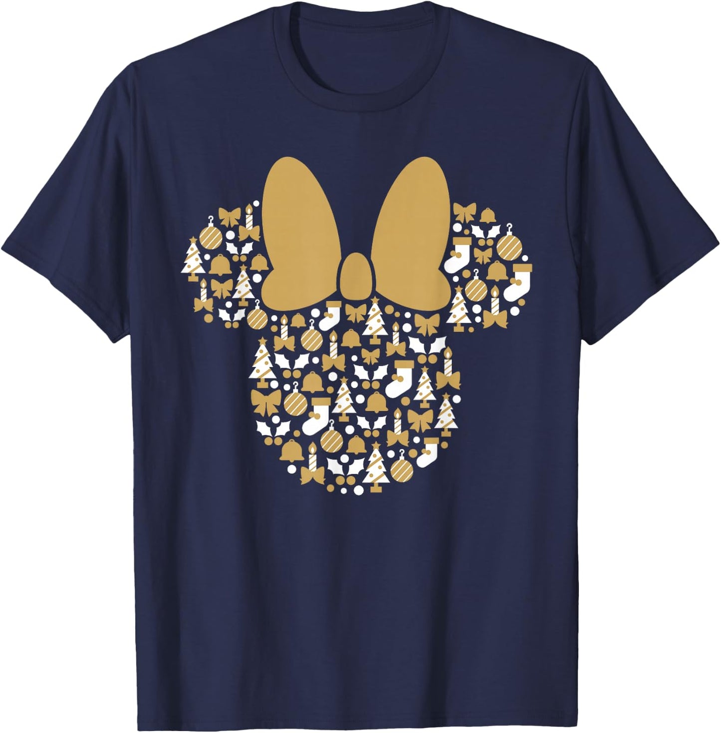 Disney Minnie Mouse Icon Holiday Cheer T-Shirt - T-Shirt | Navy