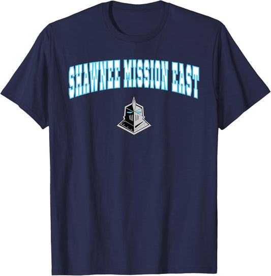 Shawnee Mission East High School Lancers T-Shirt - T-Shirt | Navy