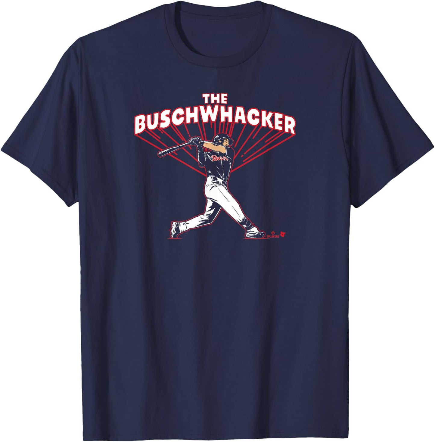 Michael Busch - Buschwhacker - Chicago Baseball T-Shirt - T-Shirt | Navy