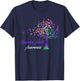 Tree Ribbon Rheumatoid Arthritis Awareness T-Shirt - T-Shirt | Navy
