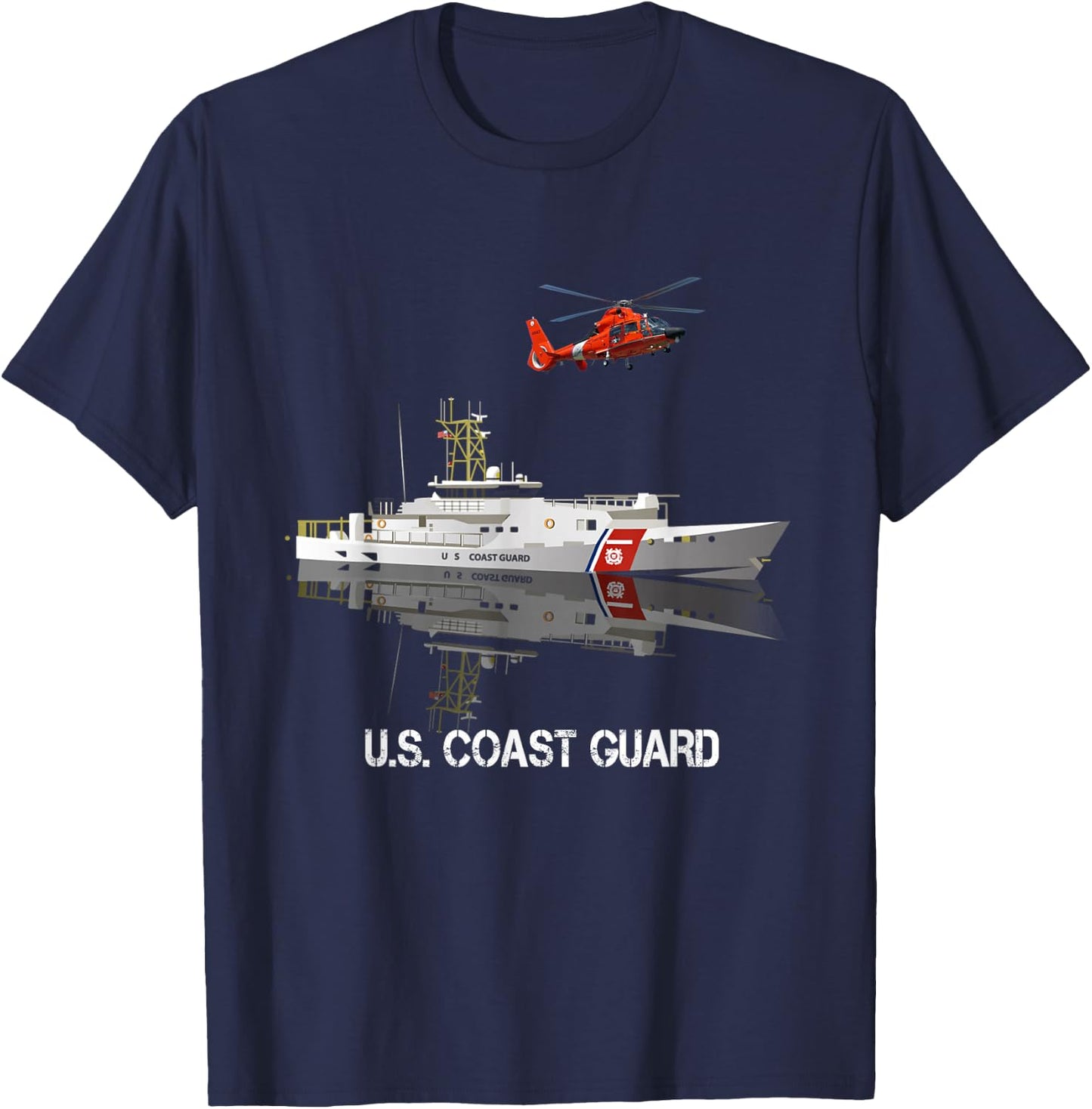 US Coast Guard Veteran T shirt Vintage USCG Veteran Gift T-Shirt - T-Shirt | Navy