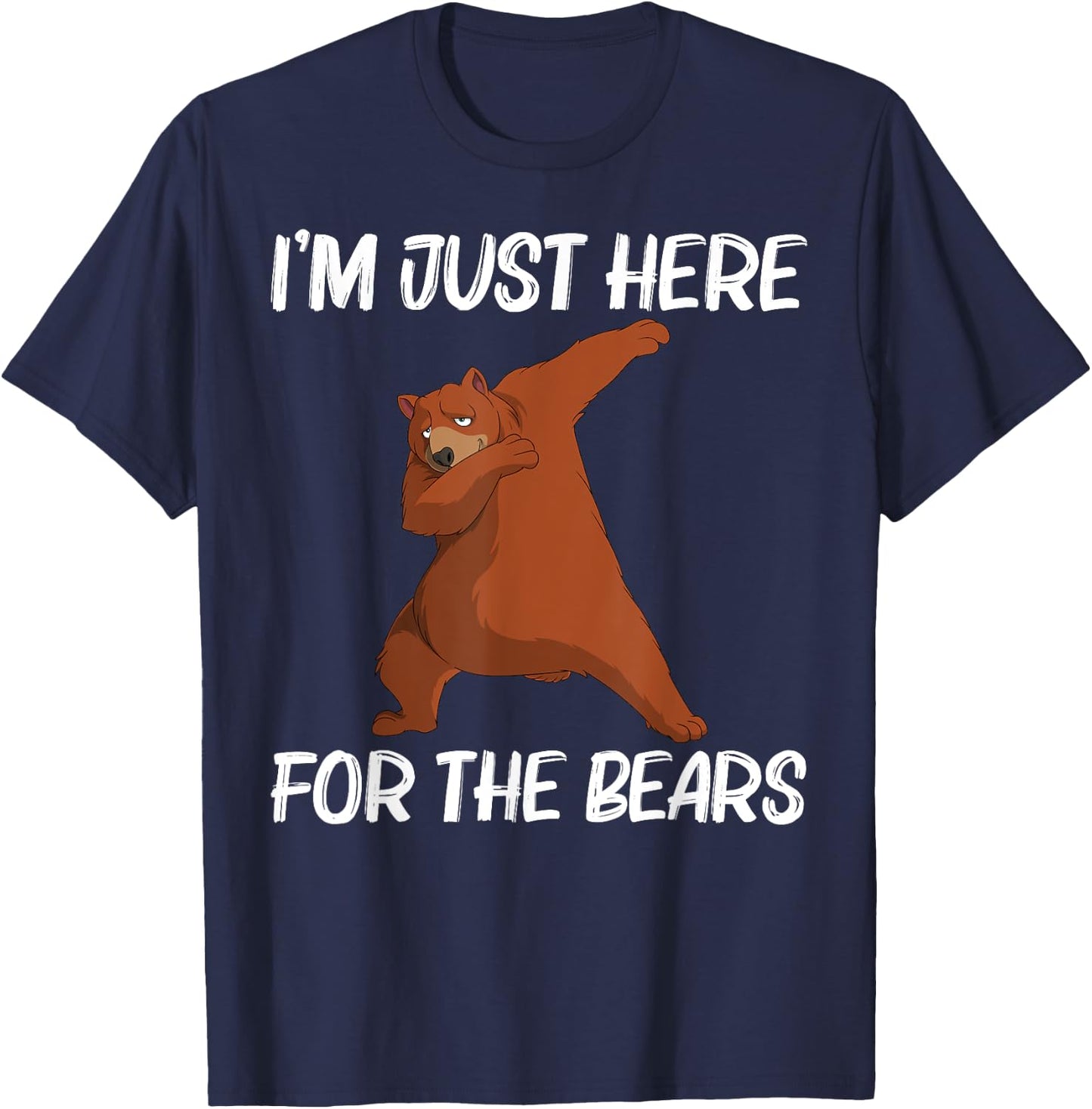 Funny Bear Gift Women Bear Mammal Animal T-Shirt - T-Shirt | Navy