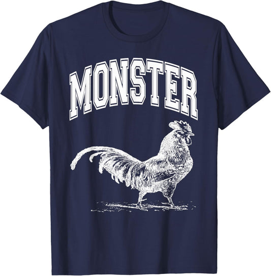 Monster Cock Funny Big Dick Energy T-Shirt - T-Shirt | Navy