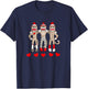 Sock Monkey Happy Valentine's Day Heart Peace Love Friends T-Shirt - T-Shirt | Navy